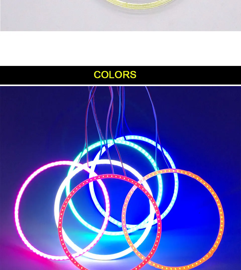 ANGEL EYE COB LED LIGHT ROUND LIGHT BULB FOR CAR LIGHTING (12)