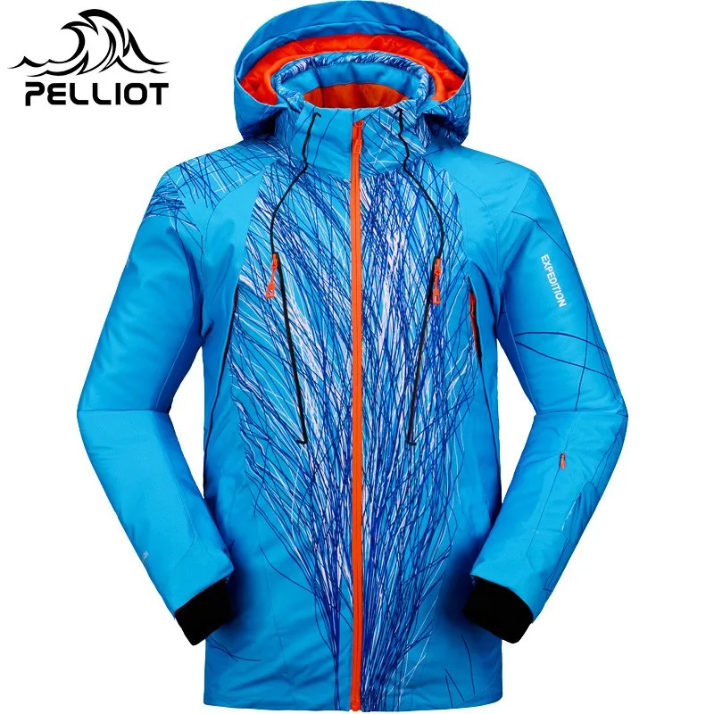 Высочайшее качество Pelliot бренд лыжный костюм для мужчин Супер теплая водонепроницаемая Лыжная куртка Сноубординг костюмы дышащий Открытый Горные лыжи