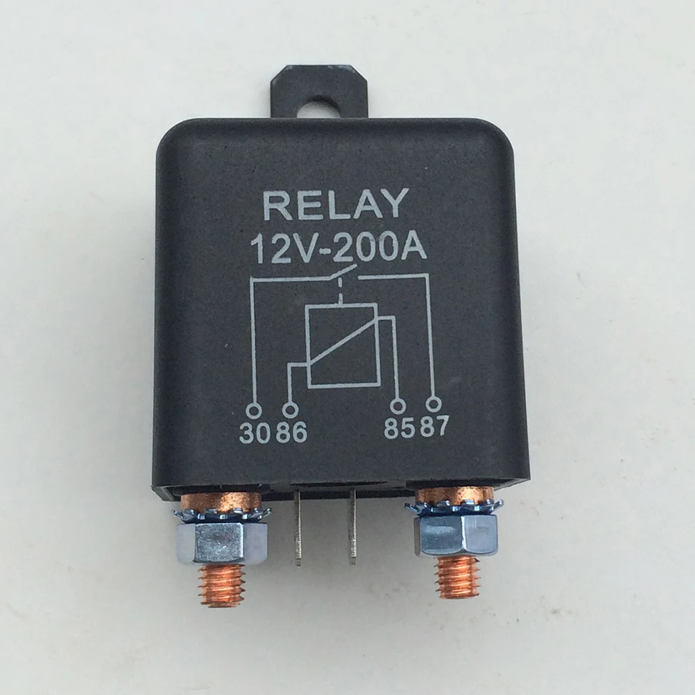 200A 4pin пусковое реле Вкл/Выкл автомобильный выключатель питания пластиковый
