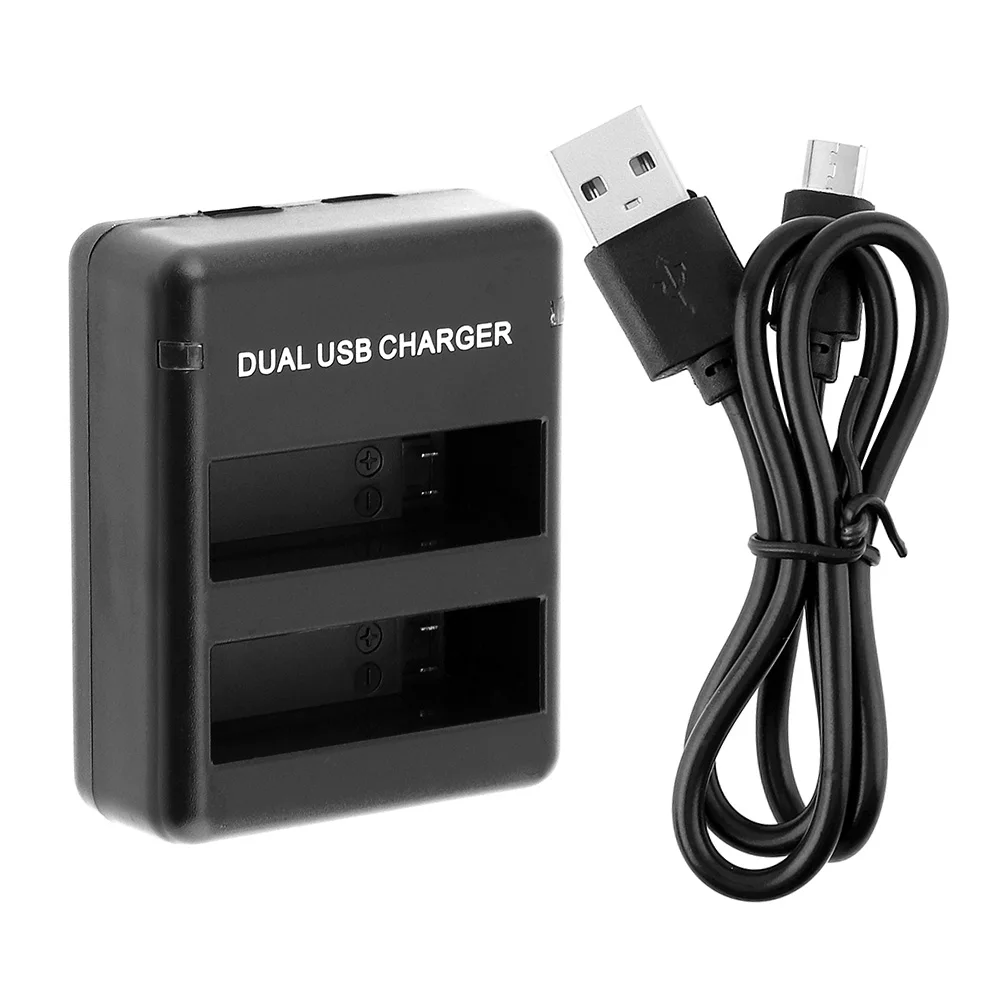 

AHDBT-401 USB Dual Port Go Pro Camera Battery Charger for Gopro Hero 4 HERO4 Black Silver Sports Camera