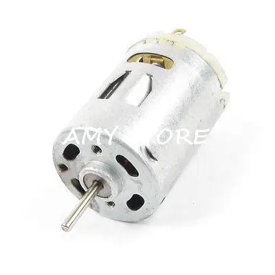 

12V DC 10000RPM 2 Pin Connector 27mm Dia. Mini Motor Replacement R385 380