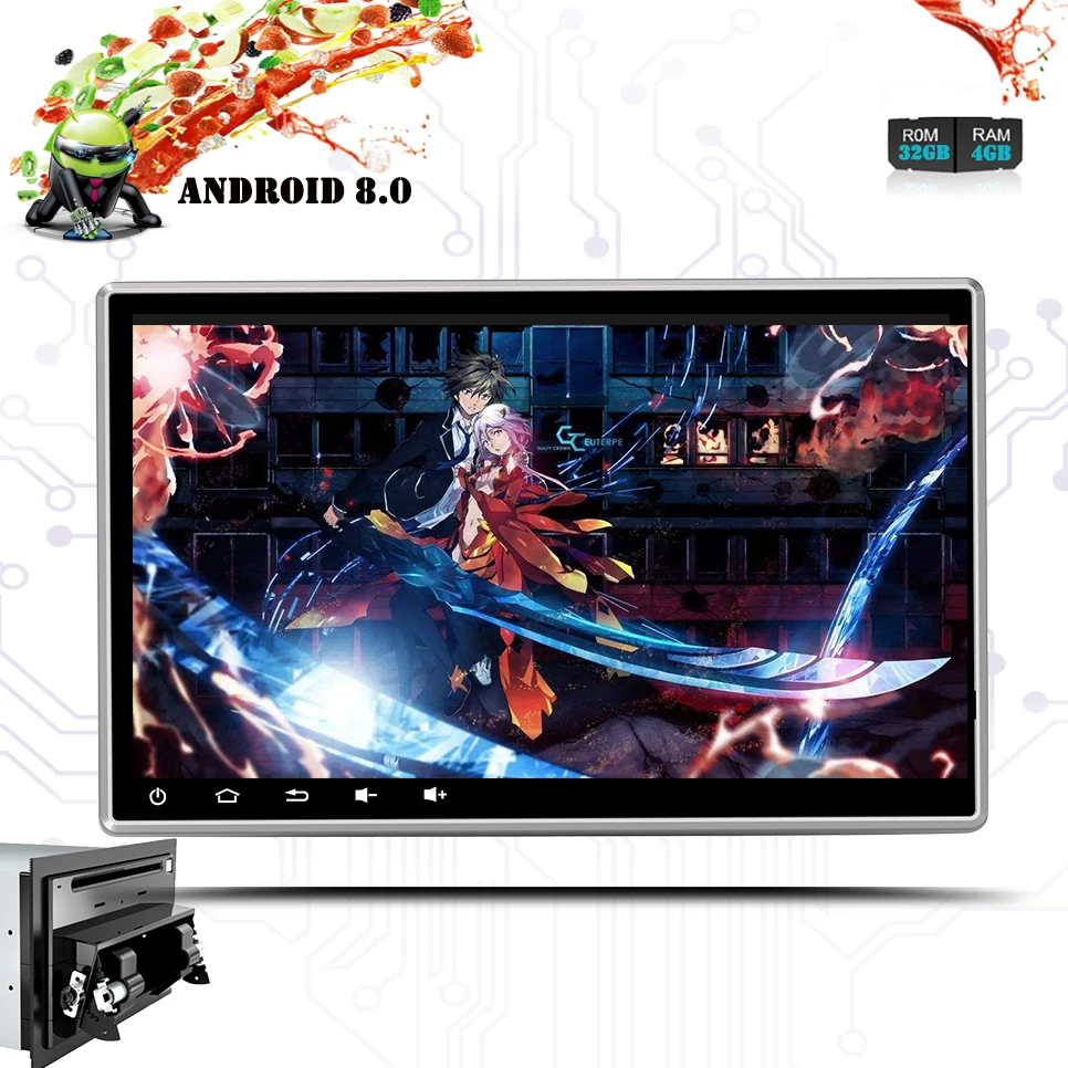 Clearance 10.1 " screen 4+32GB Android 9.0 Car DVD for Toyota Daihatsu Rush Terios Eco2006-12 Support Bluetooth Mirror Link CD Head Unit 1