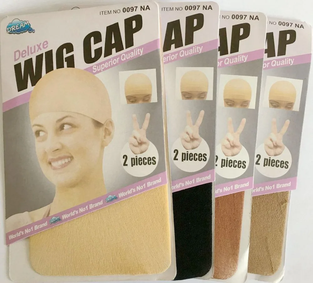 Wholesale 1000 pieces Deluxe Dream Wig Caps Stretchable Elastic Hair Net Snood Wig net Hair mesh 5 color