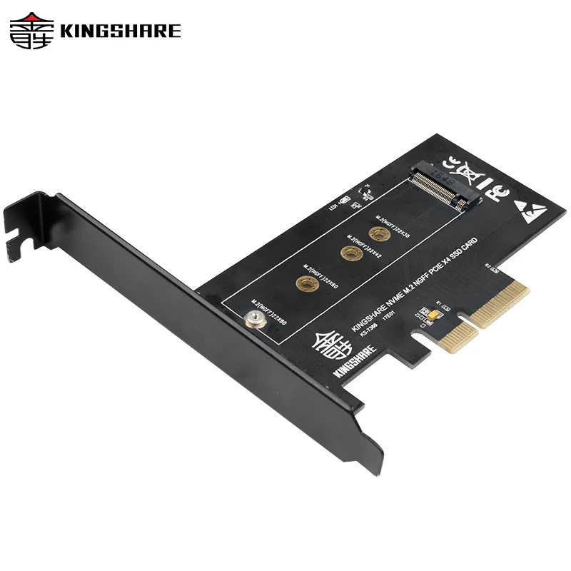 Kingshare Ssd M2 Nvme Ssd Pcie To Pcie 3.0 X4 Adapter Ssd Adapters