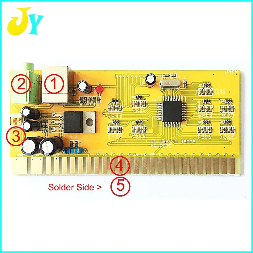 ПК USB к JAMMA аркадный конвертер платы контроллера для MAME Multicade клавиатура кодер, USB к Jamma, игровой контроллер