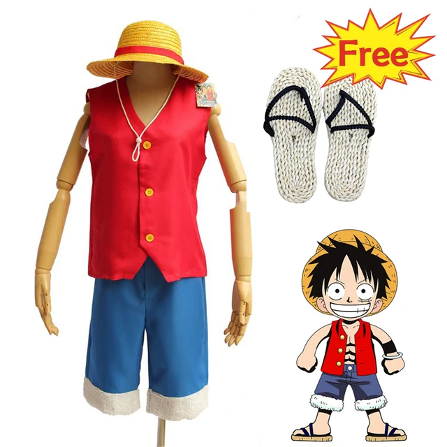 One piece Monkey D luffy cosplay costume di halloween cosplay per