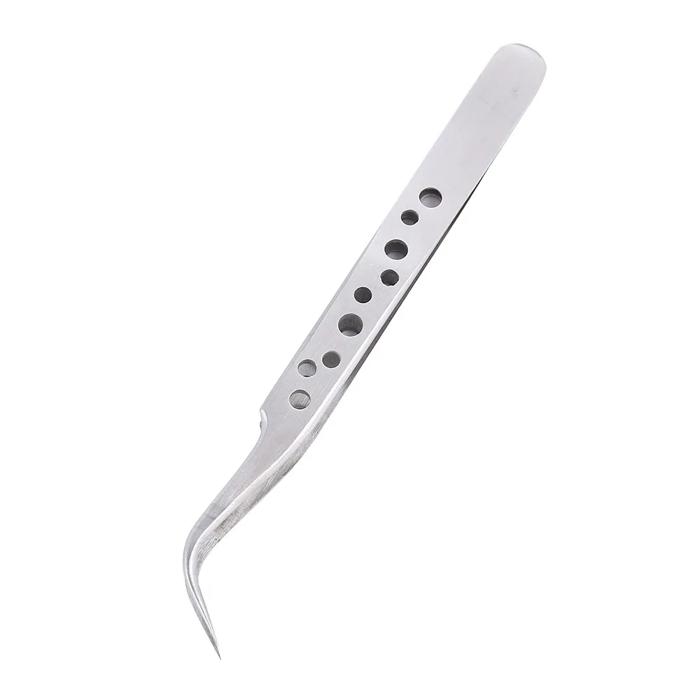 Electronics Industrial Anti-static Curved Straight Tip Precision Tweezers Stainless Forceps Phone Repair Hand Tools Sets