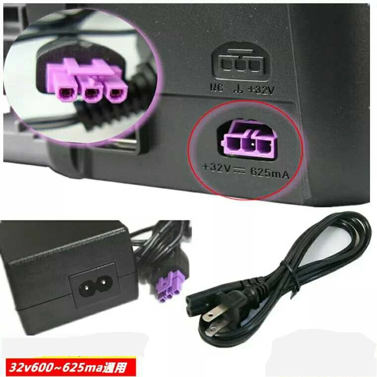 Cargador de adaptador de CA para impresora HP Deskjet J4660 k209 0957, 32V, 625mA, 2289 0957, 2269 0957, 2250 4500, con Cable de CA|ac adapter charger|32v 625maac adapter AliExpress