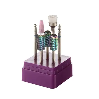 

Tungsten Gold Nail Polishing Machine Drill Set 7 Sets Of Multi-Style Multi-Function Beauty Accessories Drill Holder
