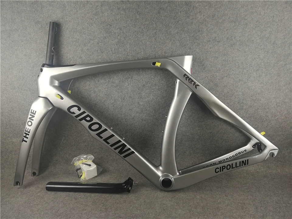 Черный Серебряный логотип живопись T1000 MCipollini RB1K одной карбоновые шоссейные рамы