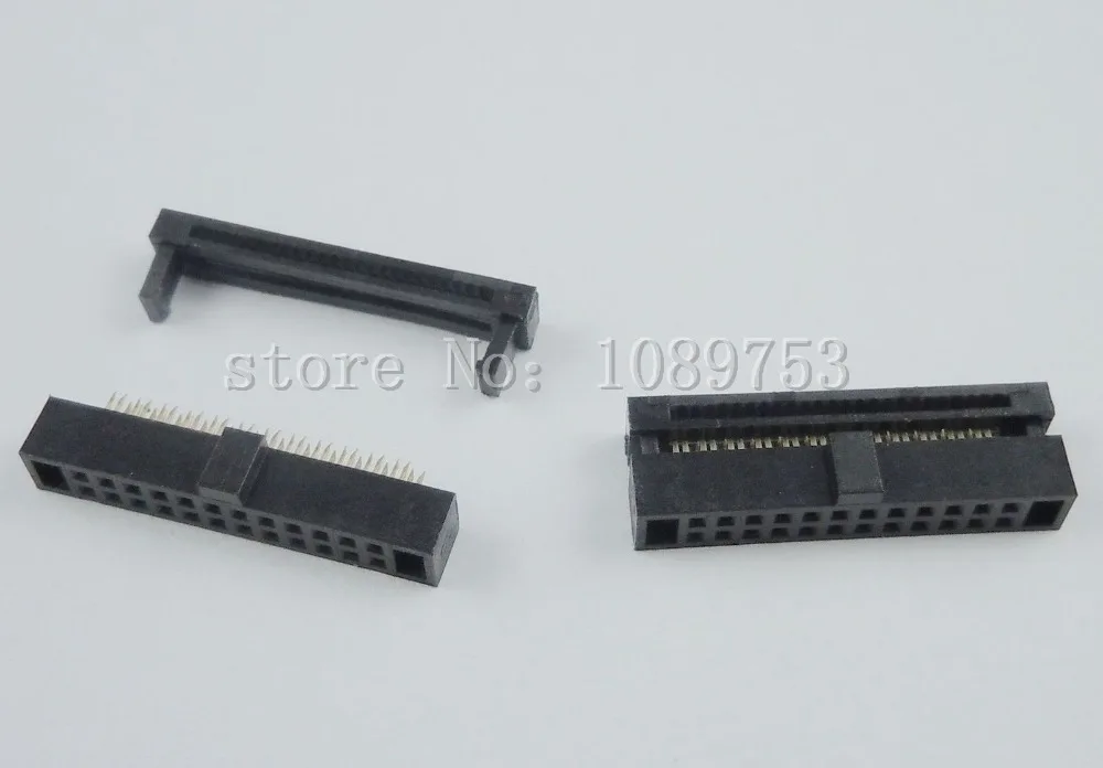 

10Pcs 1.27mm Pitch 2x13 Pin 26 Pin IDC FC Female Header Cable Socket Connector