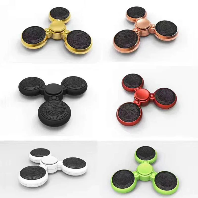 2017 Led Bluetooth Fidget Falante Bluetooths Fidget Spinner Spinner Bluetooth Levou Luz Dedo Luz Leds Spiner