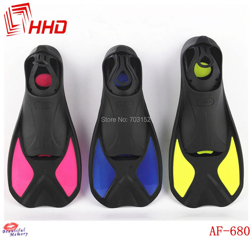 swimming training short flippers short flippers snorkeling diving fins