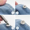 20 mm Jeans Buttons 15 Sets + Installation Tools Pants Buttons Metal Clasp Buckle Clothing & Accessories 3