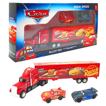 

2019 new alloy car tractor head container car racing model giveaway boy toy car