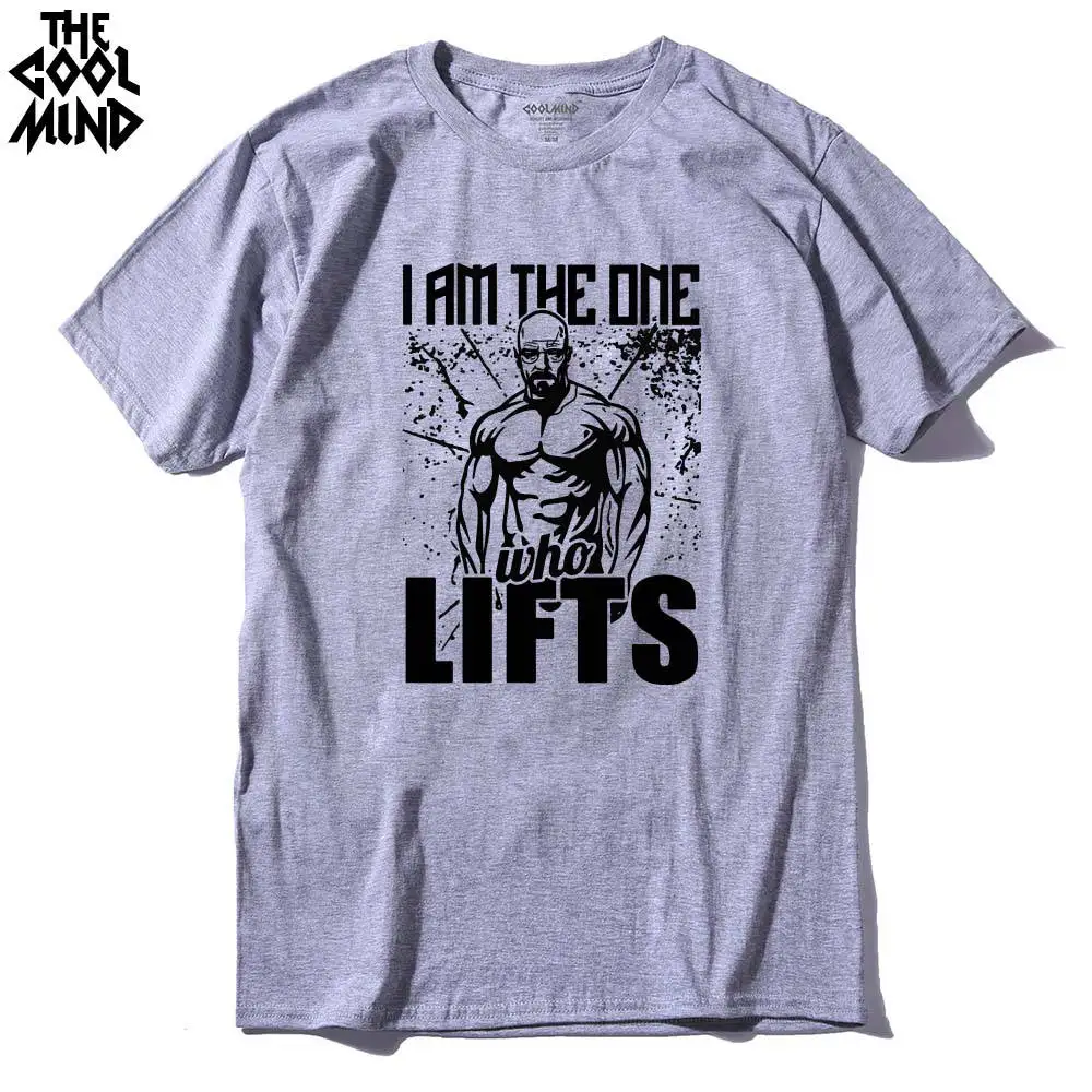 

COOLMIND BR0121A 100% cotton Breaking Bad Men's Tops Tees 2017 Heisenberg o-neck short sleeve t shirt o-neck men t-shirt