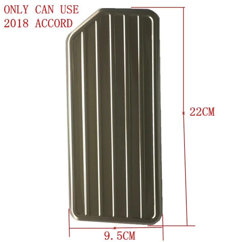 

STAINLESS STEEL CAR REST PEDAL FITS FOR NEWEST 2018 18 HONDA ACCORD FOOT REST PEDALS FOOTPEDAL FOOTPLATE RESTPEDAL WITH STICKER