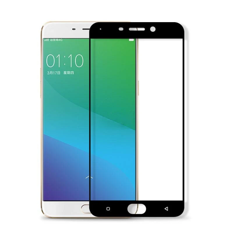 3D закаленное стекло для OPPO A57 полное покрытие 9H защитная пленка Взрывозащищенная Защита экрана A57|Защитные