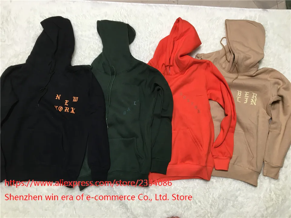 Kanye west yeezy seizoen hoodie gildan 