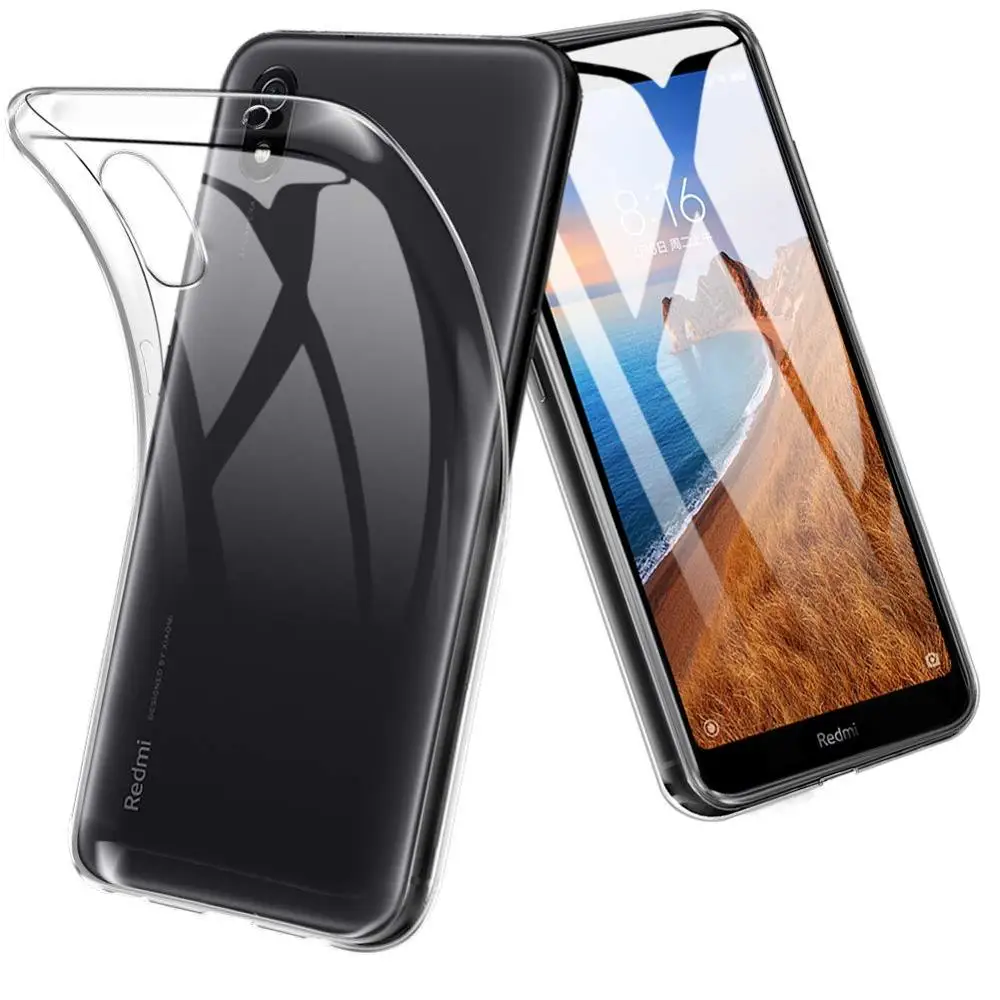 

Redmi 7 Ultra Thin Clear Soft TPU Case Cover For Xiaomi Redmi 7A 5.45inch Note 7 Pro Global Version