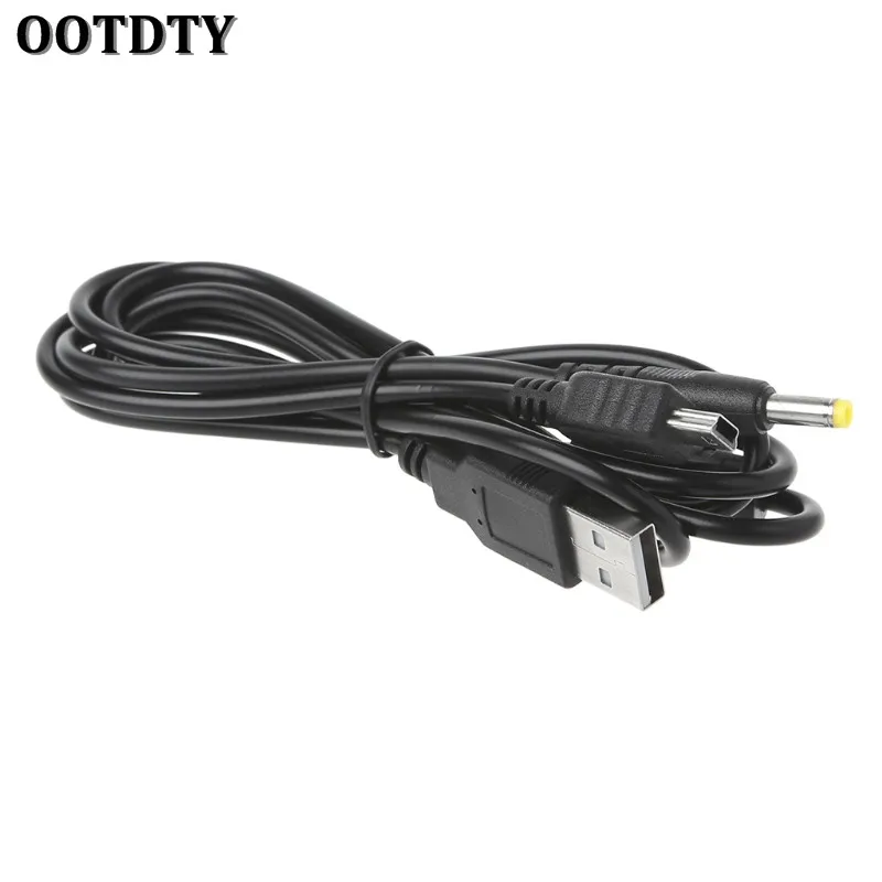 

OOTDTY 2-In-1 USB Data Cable Charger Charging Cord For PSP 2000 3000 Gaming Accssories