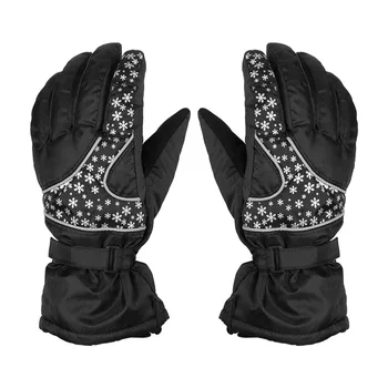 

Men Outdoor Warm Windproof Waterproof Snowboard Snowmobile Motorcycle Riding Ski Skiing Gloves with Adjustable Wrist Strap