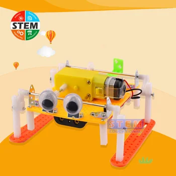 

DIY Electric Toys Mechanical Design Principle Robot Model Children Physical Science Experiment Teaching Aid STEM Educational Toy