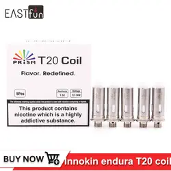 5 шт. Оригинал Innokin endura T20 катушки 1.5ohm катушки для MTL Innokin endura T20 комплект Prism T20 танк электронная сигареты core