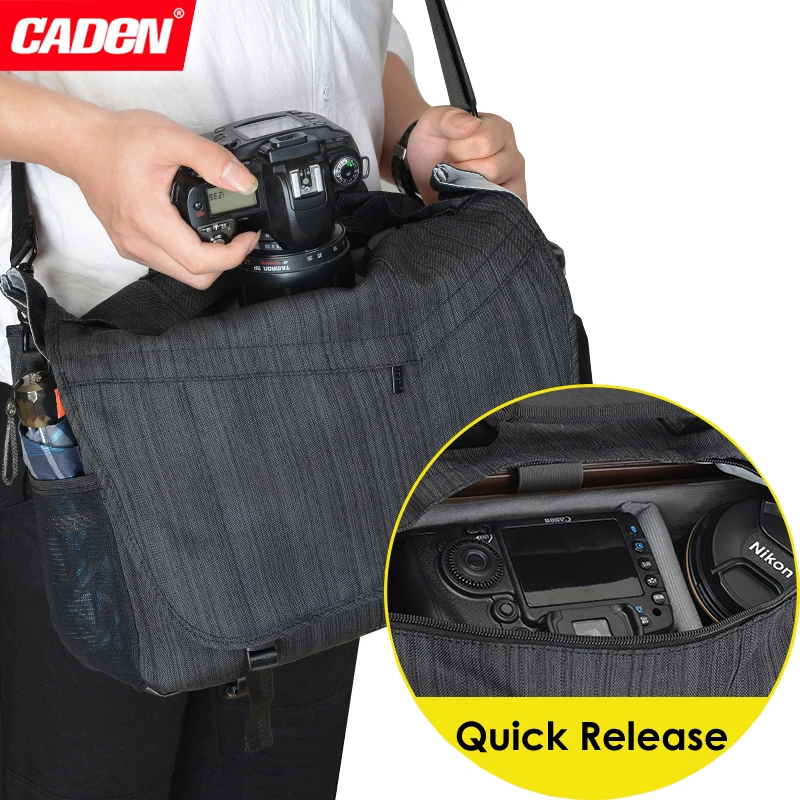 Купить Caden водостойкая дорожная сумка DSLR камера с дождевик для DIJ Mavi Pro Air Drone sony Nikon Canon цифровой штатив K11