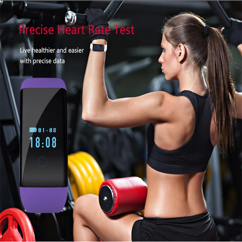 SKMEI модный умный Браслет Сенсорный экран монитор сердечного ритма во время сна цифровые часы Шагомер фитнес трекер спортивные часы D21