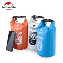 NatureHike 2L 5L Waterproof Bags PVC Phone Pouch Beach Swimming Bags Ultralight Camping Hiking Drifting Outdoor Sport Dry Bag