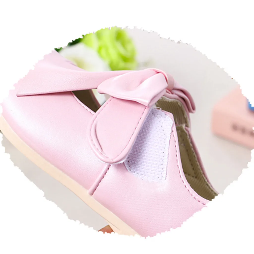 Нарядная обувь для девочек; модная кожаная обувь принцессы с бантом для маленьких девочек; chaussure enfant fille mariage