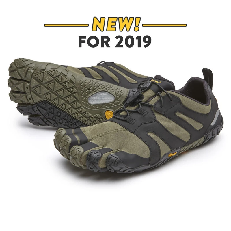 Vibram Fivefingers V-TRAIL, 2,0, мужские кроссовки, беговые, Нескользящие, для бега на открытом воздухе, пять пальцев, MEGAGRIP подошва, спортивная обувь