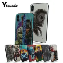 Yinuoda Thor TPU Black soft shell Phone Case For Apple iphone 7 7plus X 8 8plus 6s 6 6plus 5 5s 5c Yinuoda Thor TPU Black soft shell Phone Case For Apple iphone 7 7plus X 8 8plus 6s 6 6plus 5 5s 5c