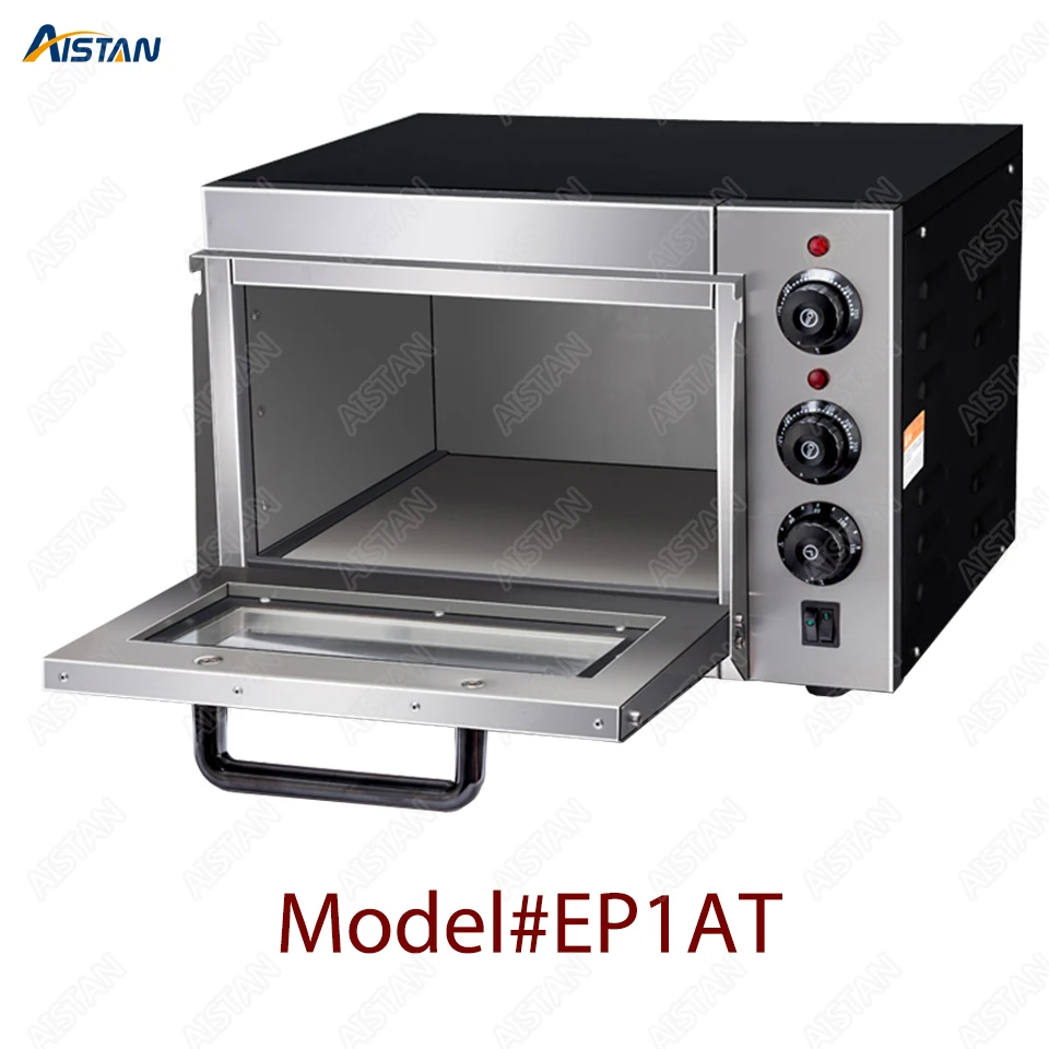

EP1AT electric stainless steel single layer higher chamber pizza oven with timer for baking bread, cake, pizza