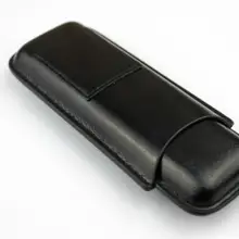 Новинка, коробка для сигар, 2 упаковки, дорожный увлажнитель для сигар, черный чехол Горячая Распродажа