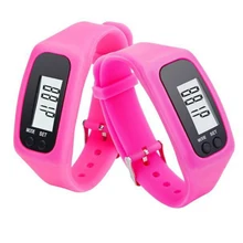 4Colors Electronic Waterproof Digital LCD Run Step Pedometer Portable Walking Calorie Counter Distance Pedometers