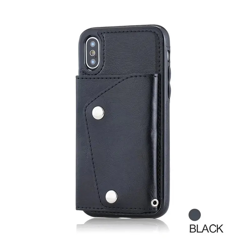Luxury Cover for iPhone X Case Wallet Cards Slots (11)