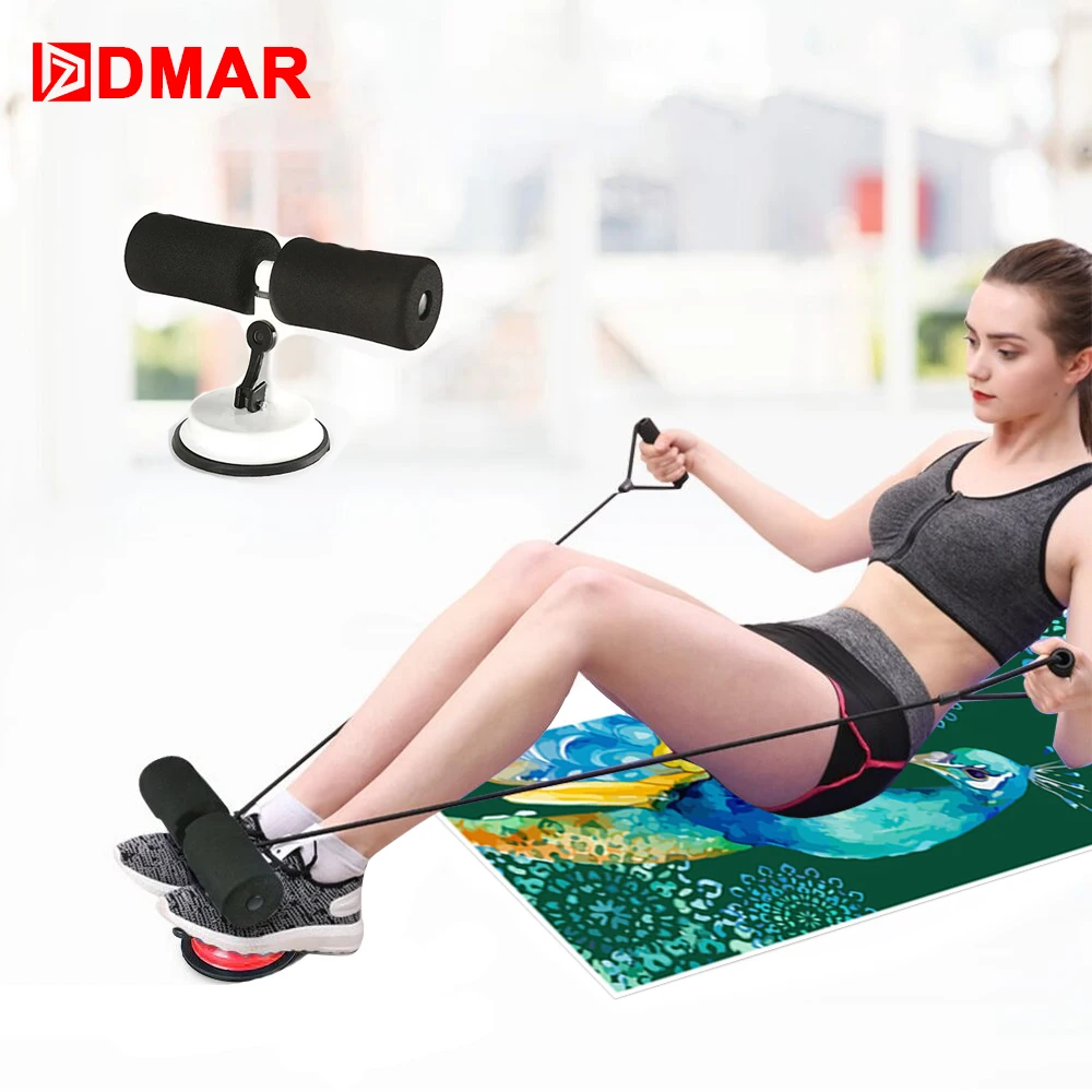 

DMAR Adjustable Sit Up Bars Abdominal Core Workout Strength Training Sit up Assist Exercise Fitness Equipment Home Gym Yoga Mat