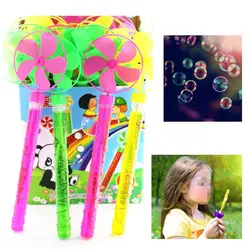 Мельница палочки для пускания пузырей без воды палочка для мыльных пузырей Дети Открытый пузыри игрушки на день рождения пользу вечерние