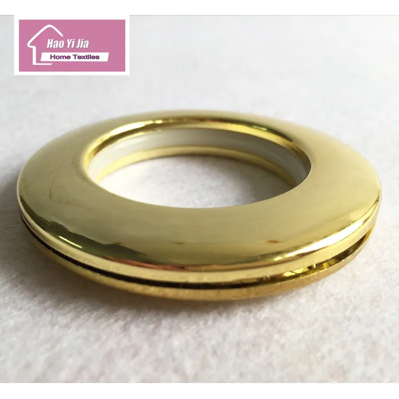 15 PS / Lot New High Quality Curtain Accessories Large Roman Ring Eyelets For Curtains 2 Colors Hole-digging Circle 4