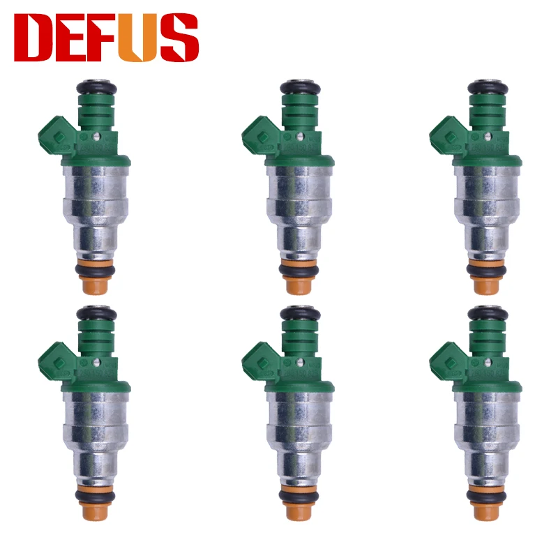 Форсунка топливного инжектора DEFUS 6 шт. для V W Monza MPFI Santana Gol 0280150825 сопла инжекции