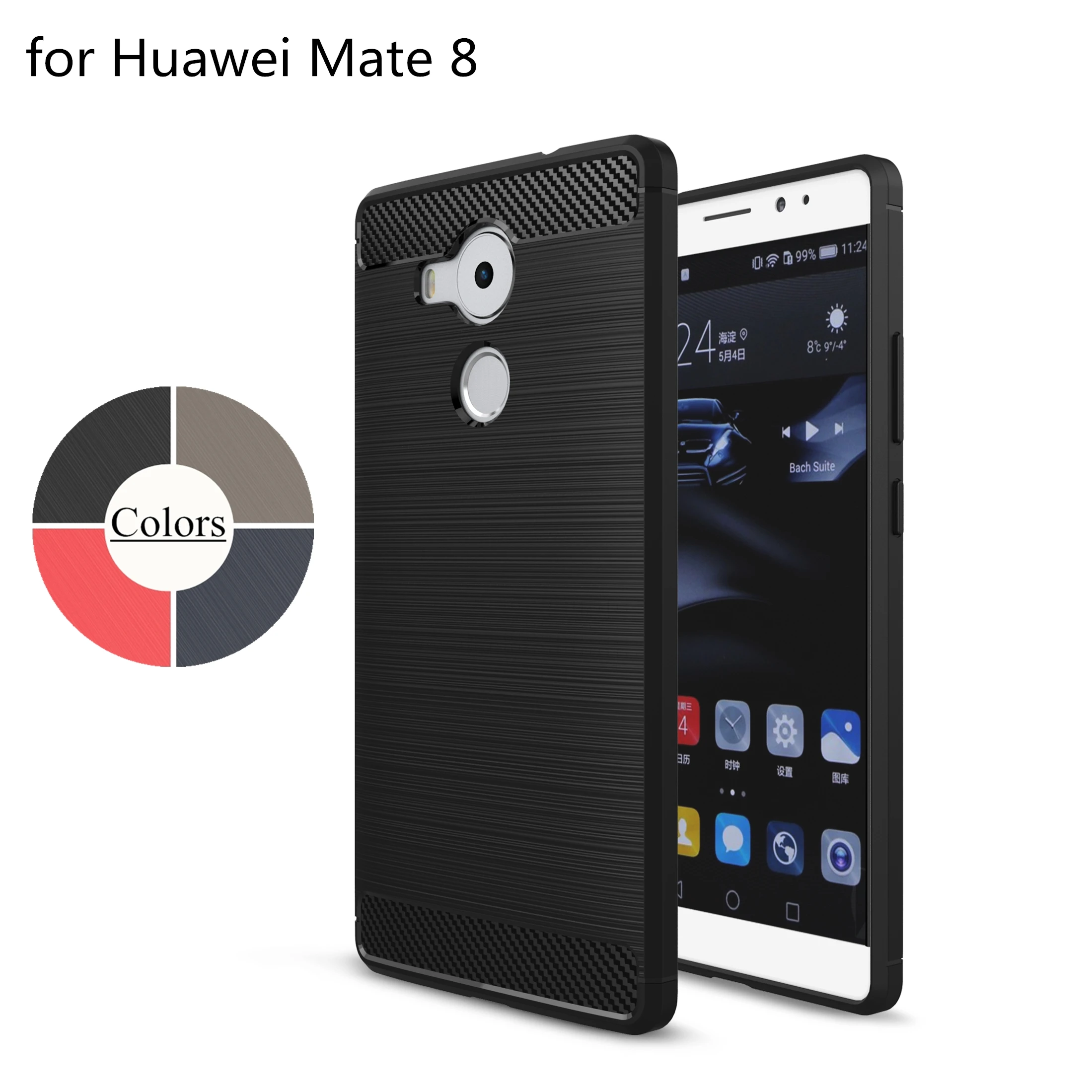 

Case for Huawei Ascend Mate 8 Mate8 TPU Silicone Case Ultra-thin Soft Cover Matte Feel Phone Case Rugged Armor