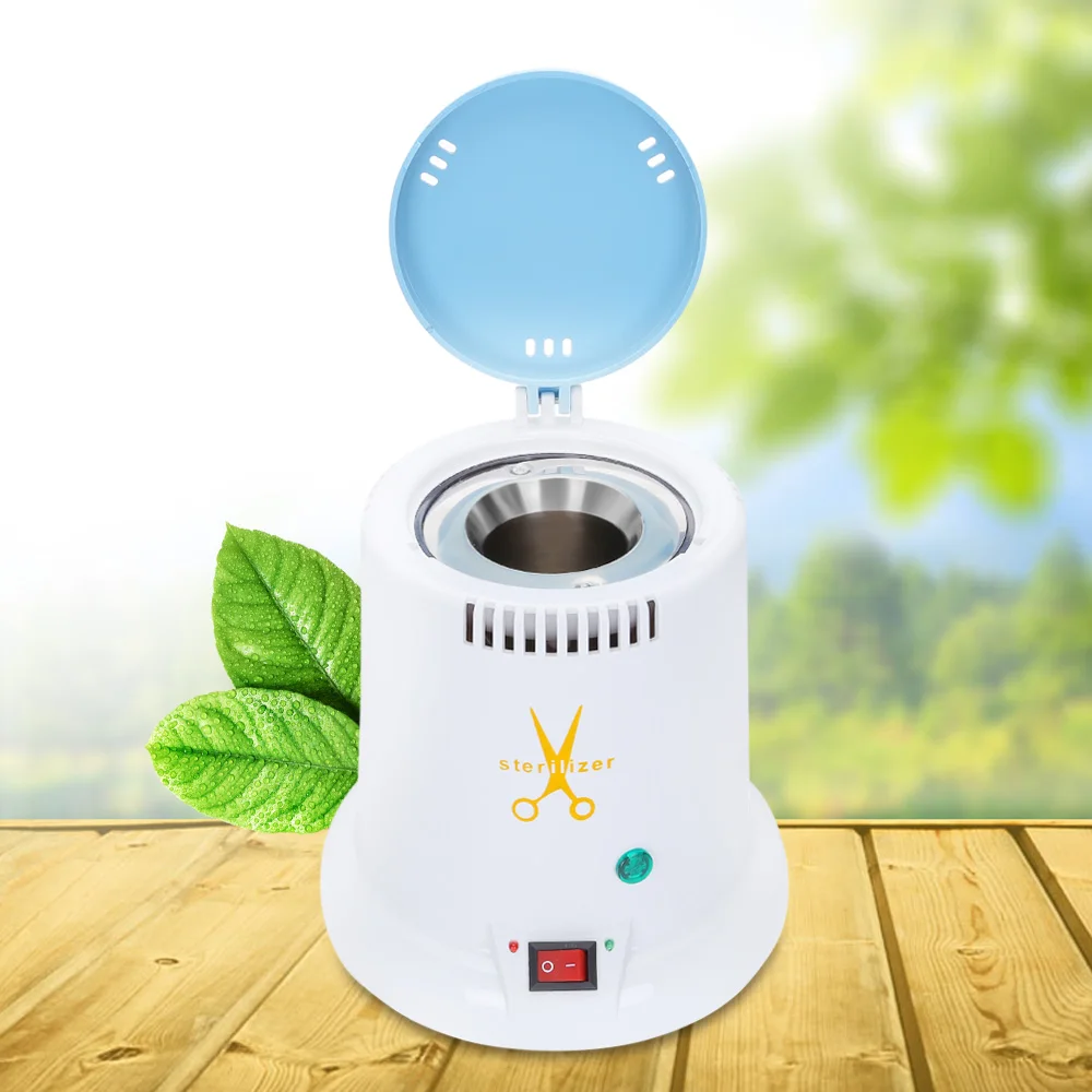 

High Temperature Manicure Disinfection Cup Nail Disinfection Equipment Tools Sterilizer Box with Cleanse Beads
