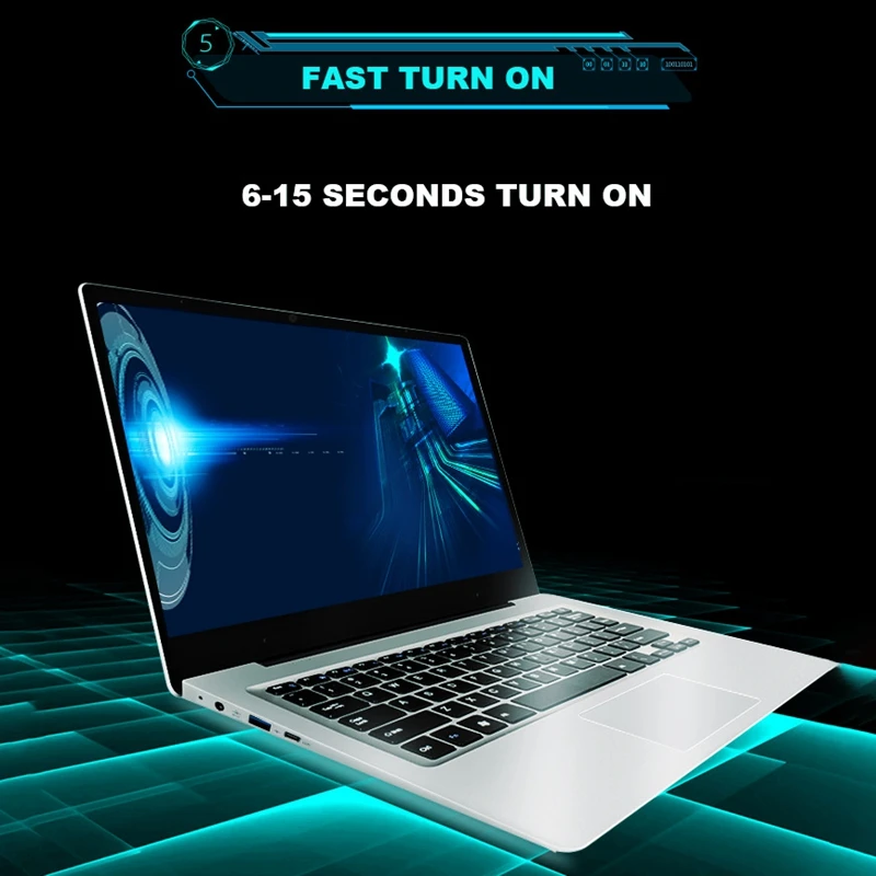 Ноутбук Win10 15,6 дюймов 8 ГБ ОЗУ Ddr4 с Intel J3455 четырехъядерный ноутбук с Fhd дисплеем ультрабук с европейской вилкой