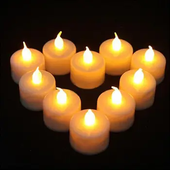 

200PCS new LED Tealight Battery Operated Flickering Flicker Flameless Tea Candles Light for Wedding Birthday Party Christmas