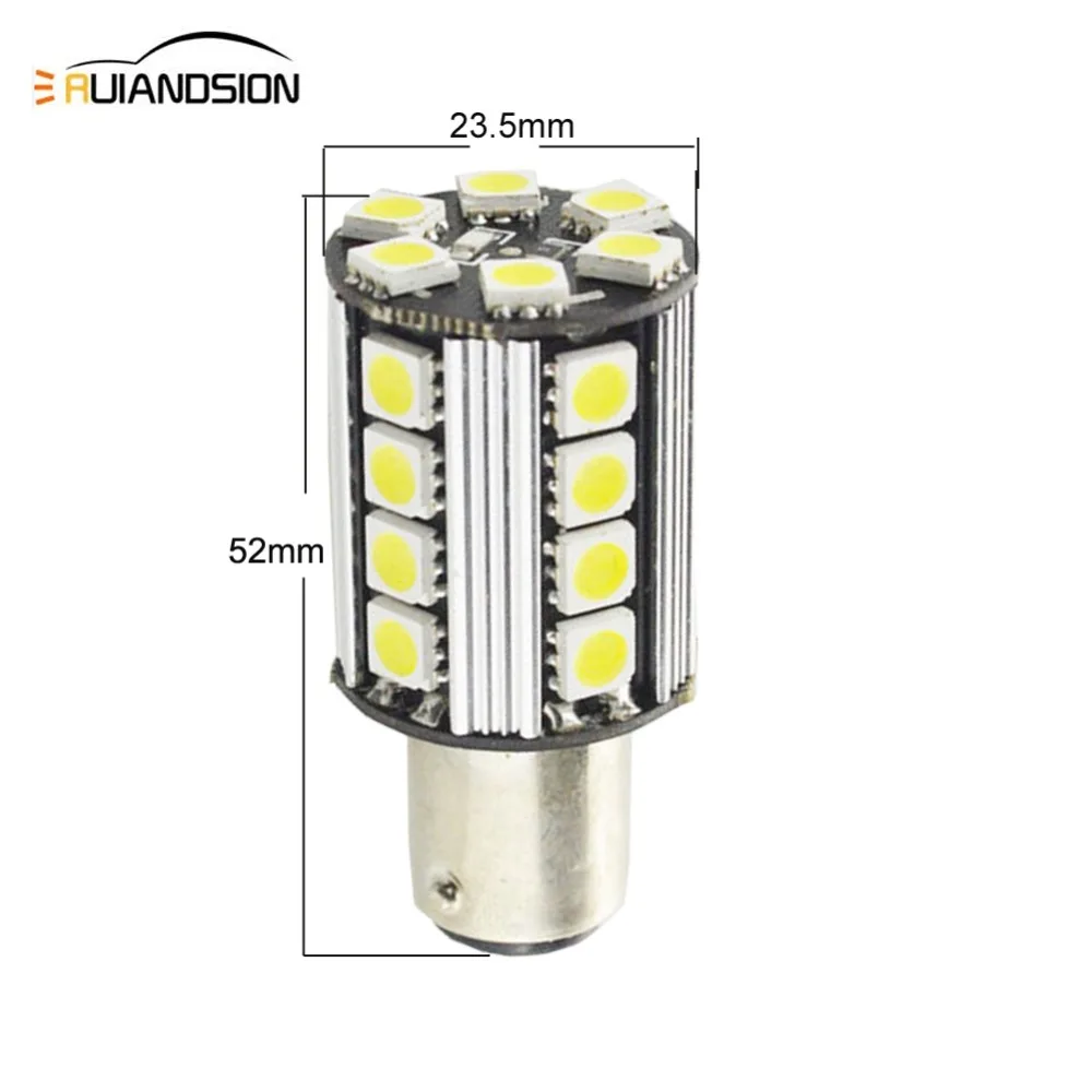 2 шт. 1157 BAY15D P21/5 Вт 26 SMD 5050 светодиодный автомобильный тормозной задний фонарь canbus 21/5 Вт автомобильный дневной ходовой светильник DRL лампы белого цвета 12-24 В постоянного тока