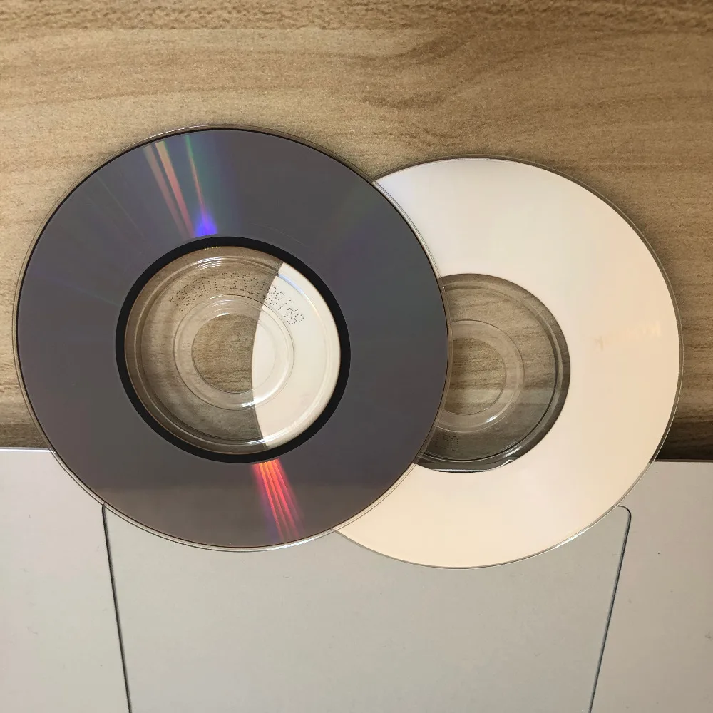 Оптовая продажа 10 шт 1 4 GB Аутентичные пустые печатные 2x8 см мини DVD RW диски. |