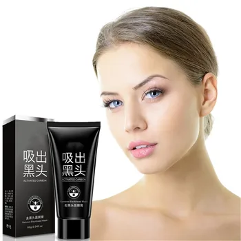 

Charcoal Black Mask Masque Points Noirs Cleansing purifying peel off Black Head Facial Mask,Close Pore 60ml