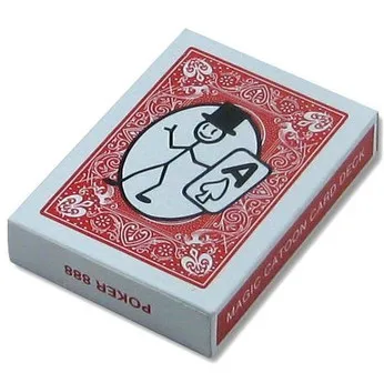 New Magic prop Cartoon Cardtoon Deck Pack Playing Card Toon Animation Prediction,funny magic,magic tricks,gimmick 1